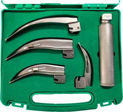MOWELL Adult Laryngoscope, E-Series (Size : Mac 1,2,3 & 4) Handheld Oscilloscope