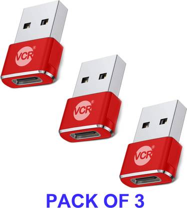 VCR Lightning, Micro USB, USB, USB Type C OTG Adapter