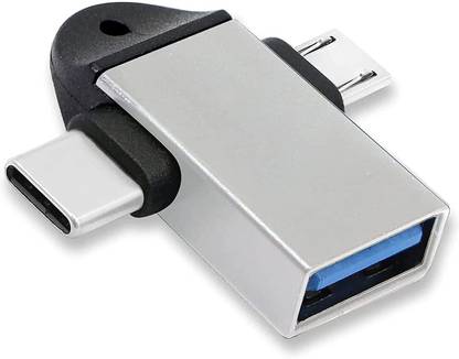 CROSSVOLT Micro USB, USB Type C OTG Adapter