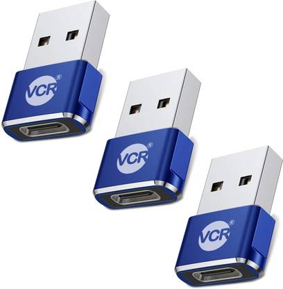 VCR Lightning, Micro USB, USB, USB Type C OTG Adapter