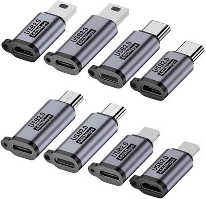 Zomei USB, Micro USB, USB Type C, Lightning OTG Adapter