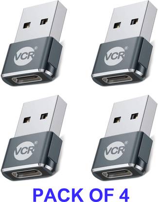 VCR Lightning, Micro USB, USB, USB Type C OTG Adapter