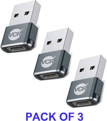 VCR Lightning, Micro USB, USB, USB Type C OTG Adapter