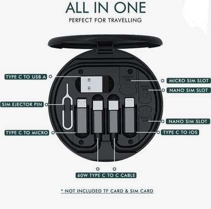 FIRSTPOINT Micro USB, Lightning, USB OTG Adapter
