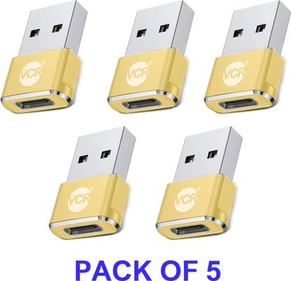VCR Lightning, USB, Micro USB, USB Type C OTG Adapter