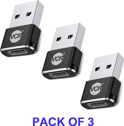 VCR Lightning, Micro USB, USB, USB Type C OTG Adapter