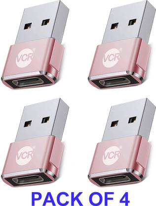 VCR Lightning, Micro USB, USB, USB Type C OTG Adapter