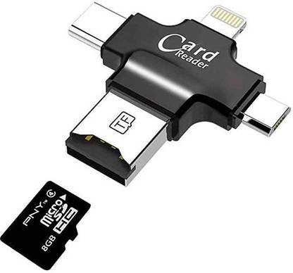 ULTRABYTES Lightning, Micro USB, USB Type C OTG Adapter