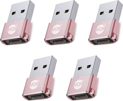 VCR Lightning, Micro USB, USB, USB Type C OTG Adapter