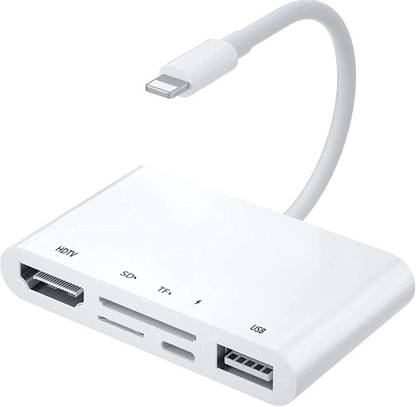 microware HDMI, USB, Lightning OTG Adapter