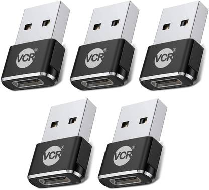 VCR Lightning, Micro USB, USB, USB Type C OTG Adapter