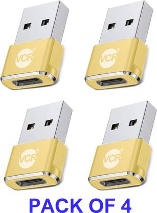 VCR Lightning, Micro USB, USB, USB Type C OTG Adapter