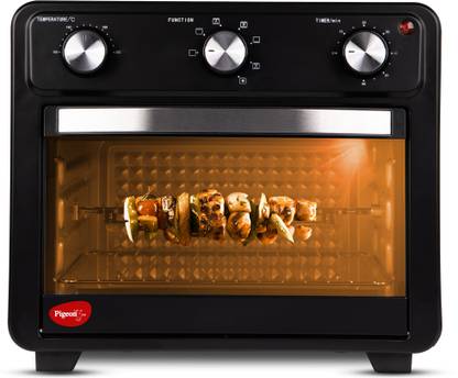 Pigeon 25-Litre OTG + Air Fryer | Power Efficient | 25L Large Capacity | Oven Toaster Grill (OTG)