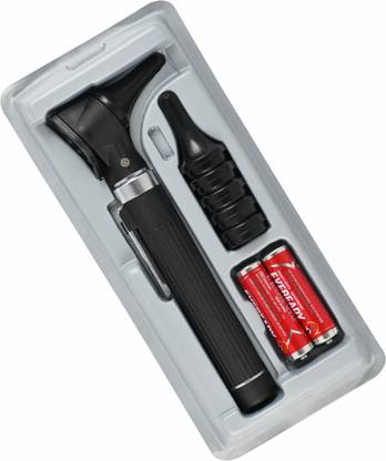 Evolife Doctor Instrument Ear Wax Cleaner LED Light Ear Scope with Battery Handle Otoscope