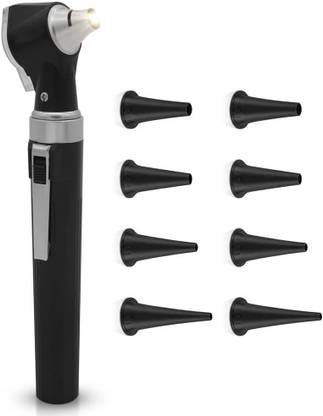 BOS MEDICARE Pocket LED Fiber- optic Otoscope with AA Battery Handle Mini Fiber Optic Otoscope LED Otoscope