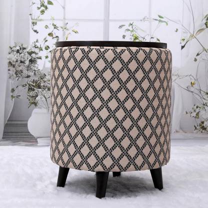 Greetwood Solid Wood Standard Ottoman