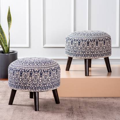 nestroots Solid Wood Standard Ottoman
