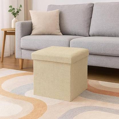 ShadowKart Solid Wood Cube Ottoman