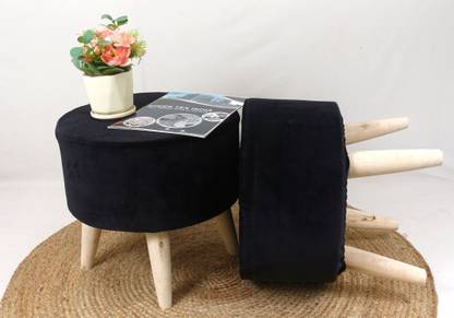 sheen decor Solid Wood Standard Ottoman