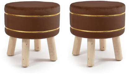 KNOTS N PINE Solid Wood Standard Ottoman