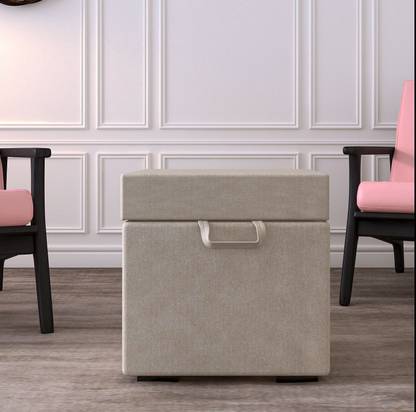 Horizontal Eight Fabric Cube Ottoman