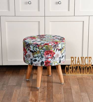 RIANCE CREATIONS Fabric Standard Ottoman