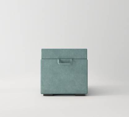 Horizontal Eight Solid Wood Standard Ottoman