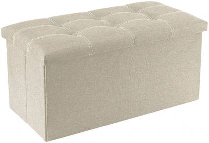 Lufarp Fabric Cube Ottoman