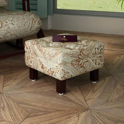 WoodenTwist Solid Wood Standard Ottoman