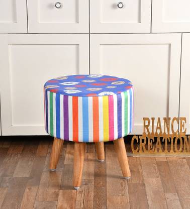 RIANCE CREATIONS Fabric Standard Ottoman