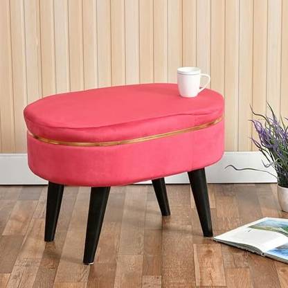 MJKART Engineered Wood Standard Ottoman