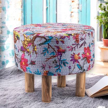 Flipkart Perfect Homes Solid Wood Standard Ottoman