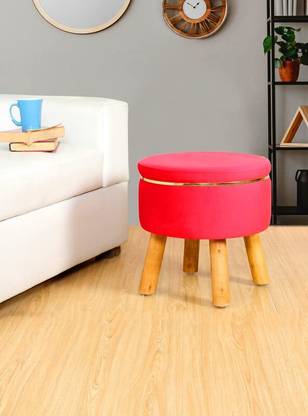 kassar Engineered Wood Standard Ottoman