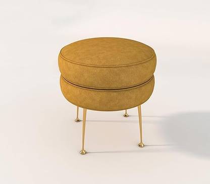 Horizontal Eight Fabric Pouf