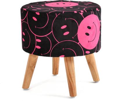 RIANCE CREATIONS Solid Wood Standard Ottoman