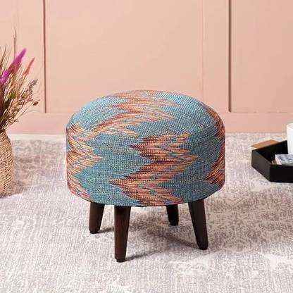 nestroots Solid Wood Standard Ottoman