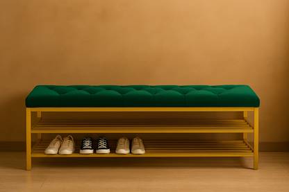 FLORIVA Metal Standard Ottoman