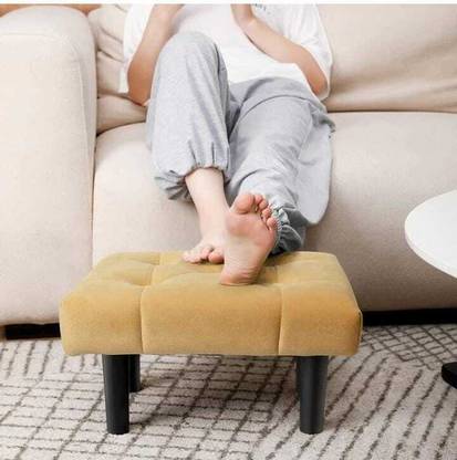 Unique Creation Handicrafts Solid Wood Standard Ottoman