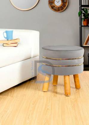 CrystalWoodArt Solid Wood Standard Ottoman