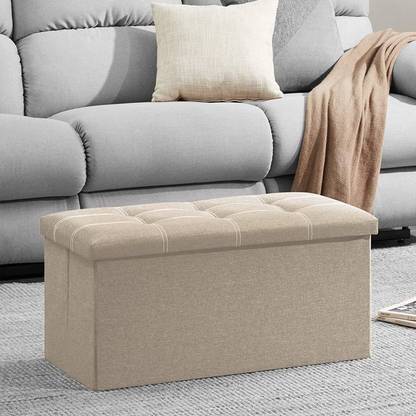 SKYFUN Fabric Cube Ottoman