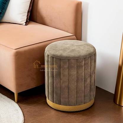 DECORO CRAFTS Fabric Standard Ottoman