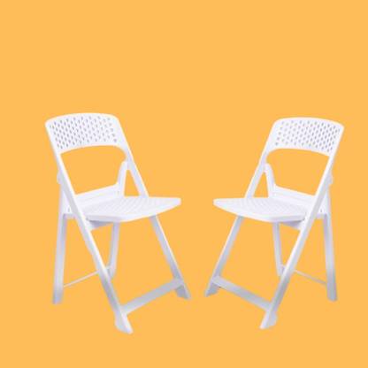 ITALICA Phoenix Folding Chair/Space Saving Chairs/Folding Chair for Balcony, Garden Plastic Outdoor Chair