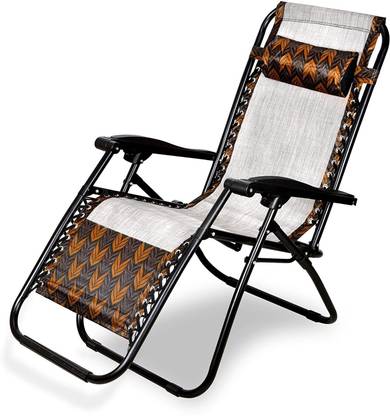 MT BROTHERS Zero Gravity Lawn Chair Anti Gravity Lounge Chair Adjustable Recliner Pillow Fabric Outdoor Chair