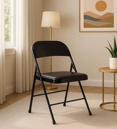 zidle Neon Folding Multipurpose Chair for Home/Living Room/Study/Balcony/Kitchen Metal Outdoor Chair