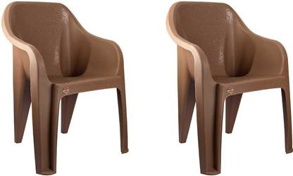 cello Dynamo Comfortable Arm Rest Chair | Strong & Sturdy Structure | 3 Years Warranty Plastic Outdoor Chair