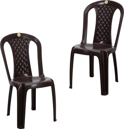 SP SPARK LINE Alto Star Armless Chair for Home, Living Rooms & Garden Plastic Outdoor Chair