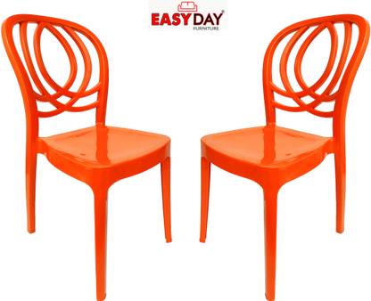 EASYDAY Canny Modern Stackable Armless (100% VIRGIN PLASTIC, ISO CERTIFIED COMPANY) Plastic Cafeteria Chair