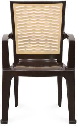 Neel Kamal Mid Back with Arm Plastic Outdoor Chair