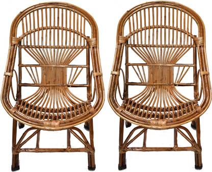 ZAANCREATION Rattan Chair | Kursi | Chairs for Home Living Room, Office, Outdoor & Garden Cane Outdoor Chair