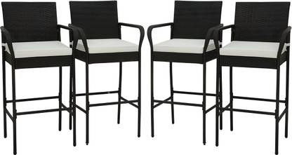 MJA Patio Outdoor Chair for Bar, Home Wicker Bar Stools Set MJA FURNITURE Cane Outdoor Chair